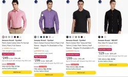 Shirts at minimum 57% Discount