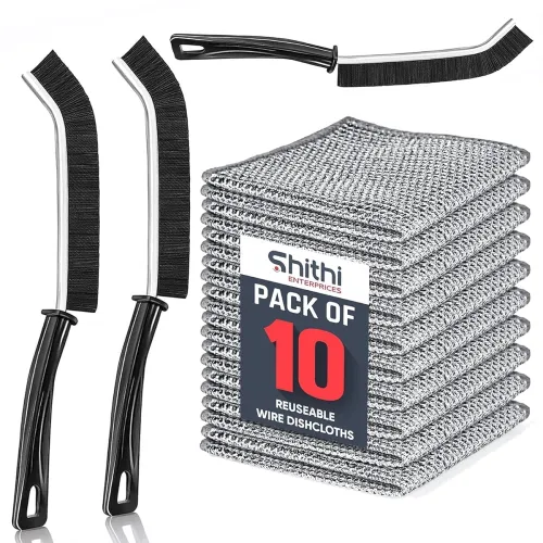 Image of SHITHI 13-Piece Stainless Steel Wire Dishcloth Cleaning Set