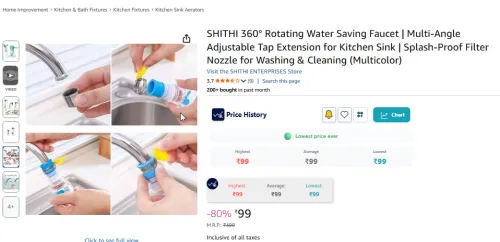 Image of SHITHI 360° Rotating Water Saving Faucet