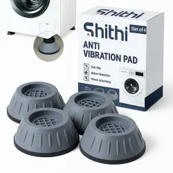 SHITHI Anti-Vibration Pads for Washing Machine (Set of 4)