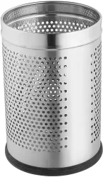 Shivom steel Steel Dustbin (Silver)