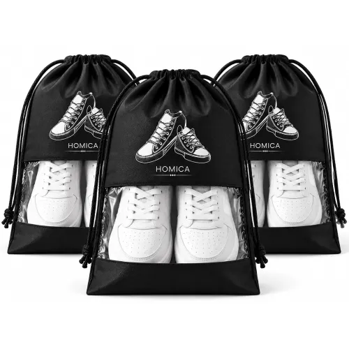 Image of Shoe Bags for Travel, Pack of 3