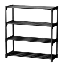 Shoes Rack 4 Tier Shoe Rack with Shelf for Bedroom
