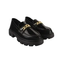 Shoetopia Girls L-22 Black Dress Shoe - 8 UK (Girls-L-22-Black)
