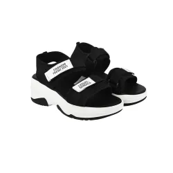 Shoetopia girls Jojo Black Sandal - 7 UK (Girls-Jojo-Black)
