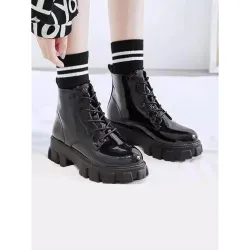 Shoetopia Womens Block Heel Boots