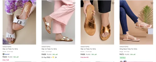 Image of Shoetopia Women's Footwear upto 79% Discount