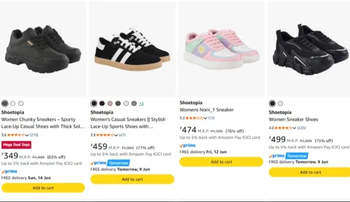 Image of Shoetopia Women's Shoes upto 75% discount 