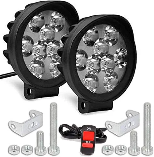 Image of SHOP4U Waterproof High Power 9 Cap ABS Plastic LED 