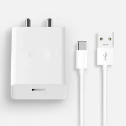 shopbucket 33 W Qualcomm 3.0 4 A Wall Charger for Mobile with Detachable Cable (White, Cable Included)