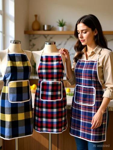 Image of ShopGlobal Cotton Home Use Apron