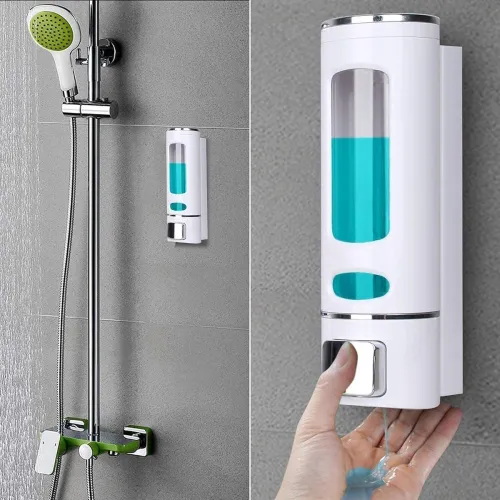 Image of Shoppers Stop Soap Dispenser Combo (500 ml, White)