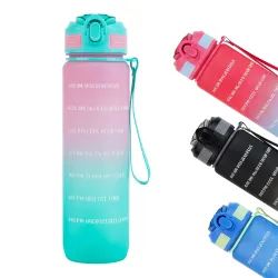 SHOPPOFOBIX Motivational Water Bottle, 2000ml