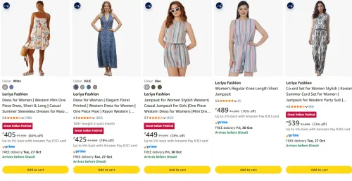 Image of Short One Piece Jumpsuit for Women 72% Discount