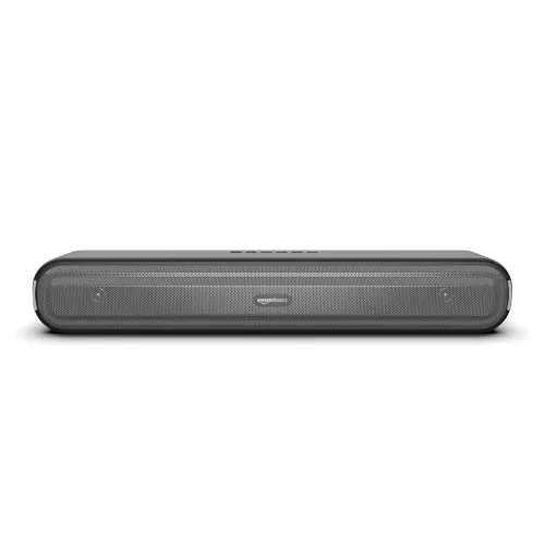 Image of Short title: amazon basics Bluetooth Soundbar (16W RMS, 8 Hrs Playtime, Black)