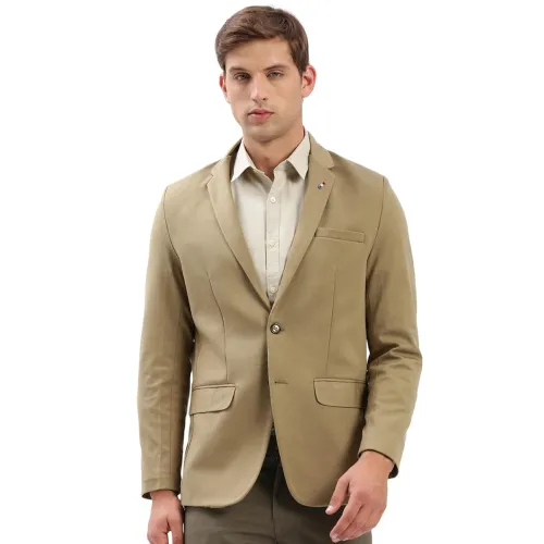 Image of SHOWOFFFF Men Solid Single Breasted Casual Blazer