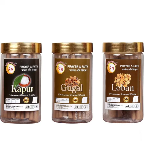 Image of SHRESHTHA PREMIUM DRY DHOOP STICKS (3X100GMS) 