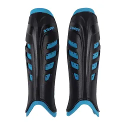 Shrey Meta Shin Guards for Hockey (Black, L)