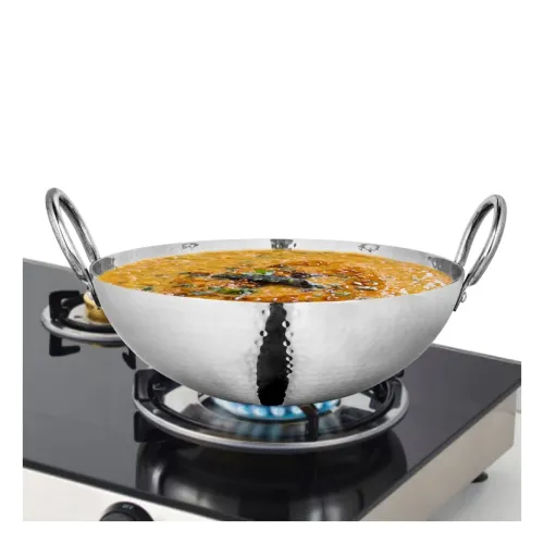 Image of Shri & Sam Stainless Steel 1.1 Litre Kadhai