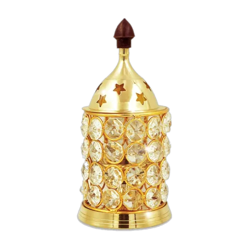 Image of Shubhkart Crystal Deep Small Brass,