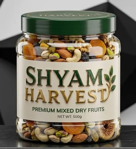 Image of Shyam Harvest Natural Premium Mix Dry Fruits 500gm Jar