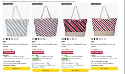 SIBY Women Canvas Tote bag From ₹179