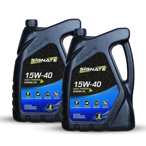 Image of Signate 15w40 Synthetic Oil (3 L, Pack of 2)