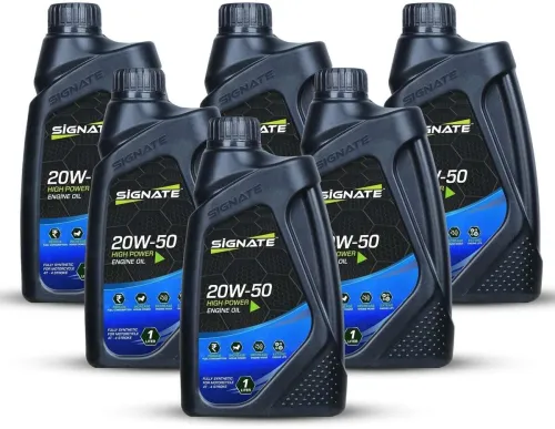 Image of Signate 20W-50 Semi-Synthetic Bike Oil (6x1L)