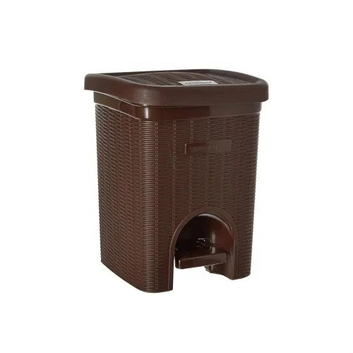 Image of SIGNORA WARE Plastic 7 Liters Modern Lightweight Pedal Dustbin / Thrash Can Dustbins With Lid For Home / Non Garbage Sme