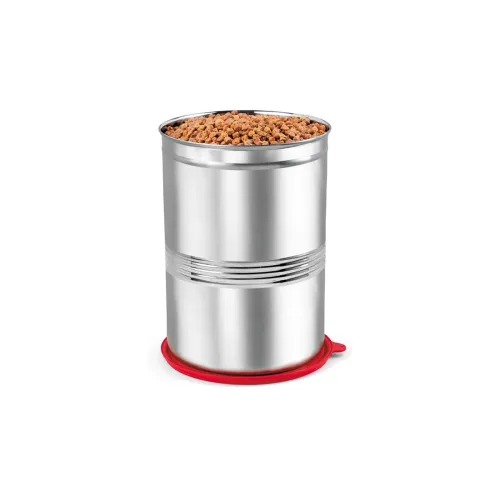Image of Signoraware Modular Steel Container 2.5ltr, Set of 1, Red