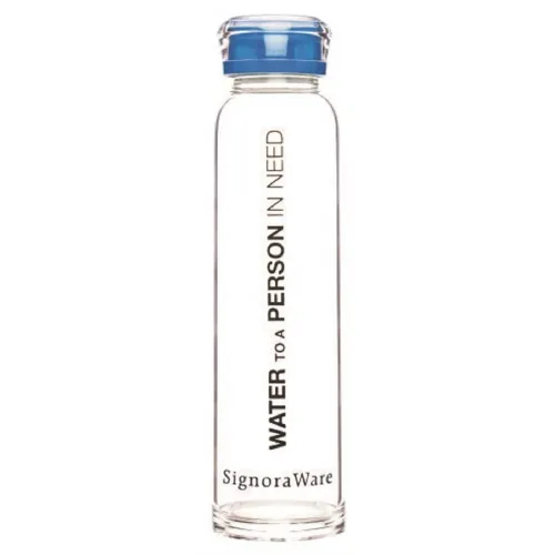 Image of Signoraware Aqua Time Borosilicate Glass Water Bottle