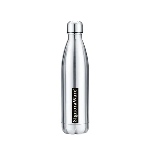 Image of Signoraware Aqualene Vacuum Steel Cola Hot & Cold Bottle 500ml