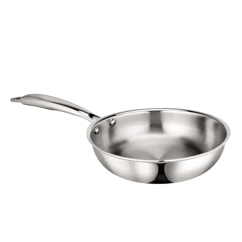 Image of Signoraware Artista Tri-Ply Frypan 18cm, 850ml, Induction & Gas, Silver