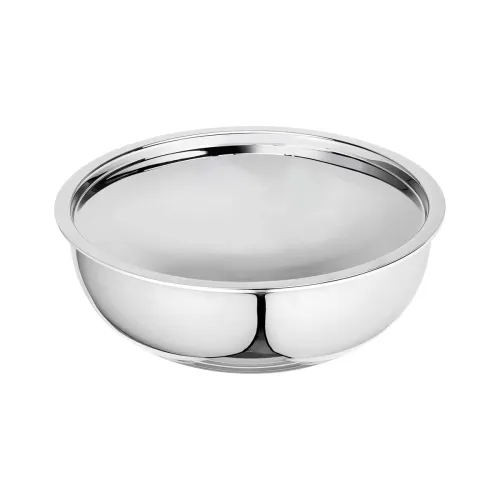 Image of SignoraWare Artista triply Shallow Tasla Stainless Steel Induction Compatible Triply with Steel Lid