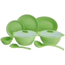 SignoraWare BPA Free Plastic Round Dinner set 