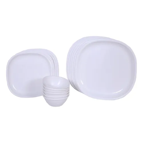Image of SignoraWare BPA Free Plastic Square Dinner Set