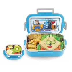 SignoraWare Buster Stainless Steel Lunch Box | Airtight & Leakproof | Durable & Odorless | Ideal for Office, School & Tr
