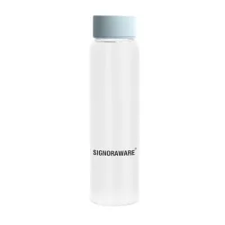Signoraware Cool Stream Borosilicate Glass Bottle (1 Ltr | Clear)