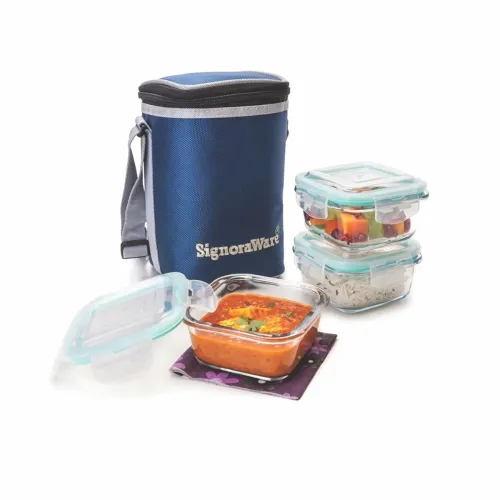 Image of SignoraWare Director High Glass Lunch Box Set 