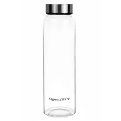 Signoraware Element Borosilicate Glass Bottle, 550 ml, Clear