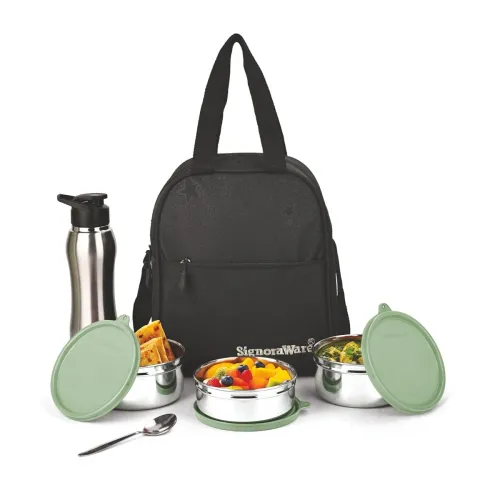Image of SignoraWare Fusion Stainless Steel Lunch Box Set
