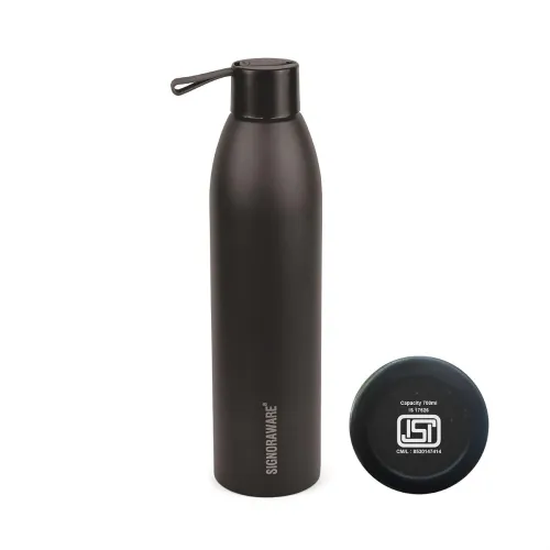 Image of SignoraWare Laguna Vacuum ISI Certified Stainless Steel Bottle | Airtight & Leakproof | Retain Freshness For Hours | Erg
