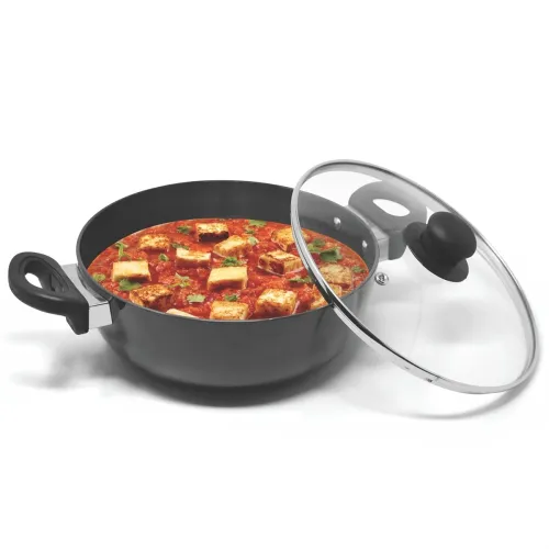 Image of Signoraware Opulent Non Stick Kadhai (5 LTR) 28cm Non-Stick Coating Allows Oil Saving |