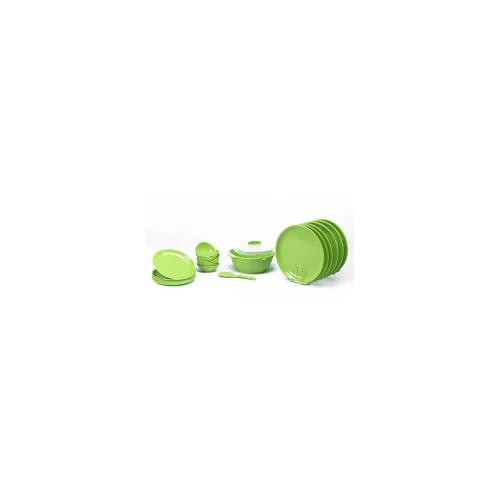 Image of Signoraware Plastic Round Dinner Set 21 Pieces,