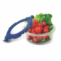 SignoraWare Secure N Store Borosilicate Glass Round Container