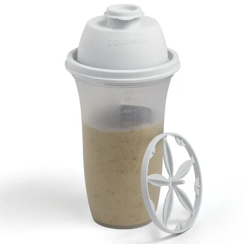 Image of Signoraware Shake N Shake BPA Free Plastic Bottle (500ml | White)