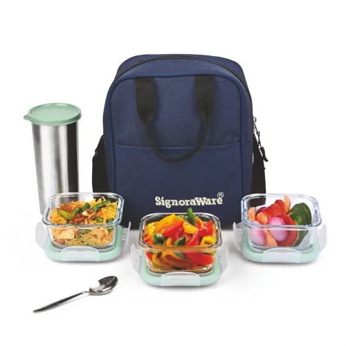 Image of SignoraWare Social Borosilicate Glass Big Lunch Box Set