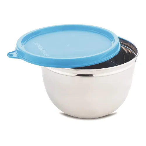 Image of Signoraware Stainless Steel Solid Mixing Bowl - 500ml, Blue