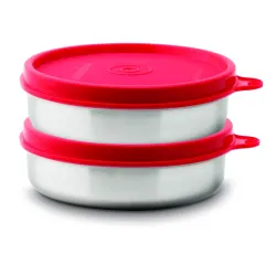 Signora Ware Stainless Steel Mini Mate Container 60ml Set of 2