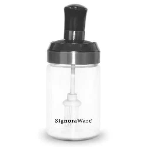 Image of Signoraware Trinkle Borosilicate Jar with Brush (250ml)